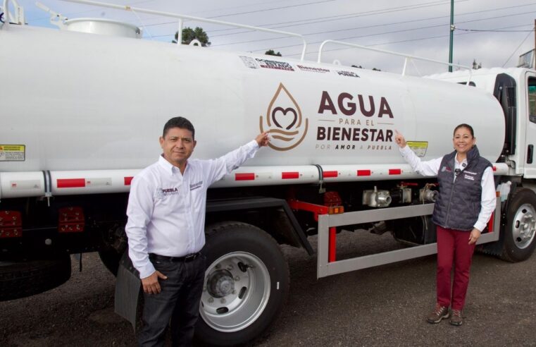Programa Agua para el Bienestar representa dignidad y esperanza para las familias poblanas