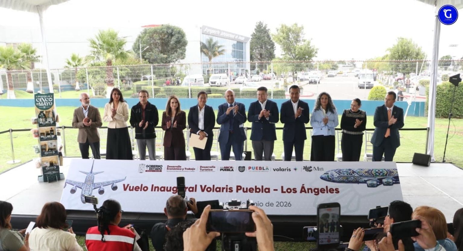 Puebla fortalece su conexión internacional con vuelo a Los Ángeles