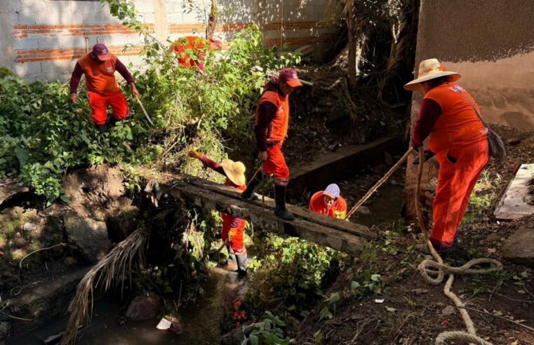 Refuerza Gobierno de Pepe Chedraui acciones preventivas ante la temporada de lluvias en Romero Vargas