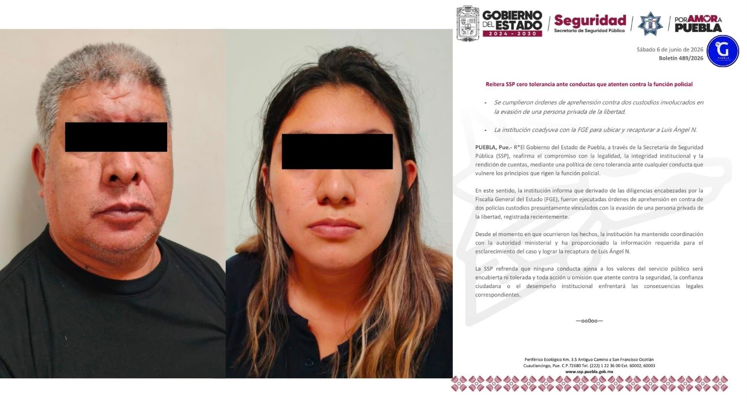 Reitera SSP cero tolerancia ante conductas que atenten contra la función policial