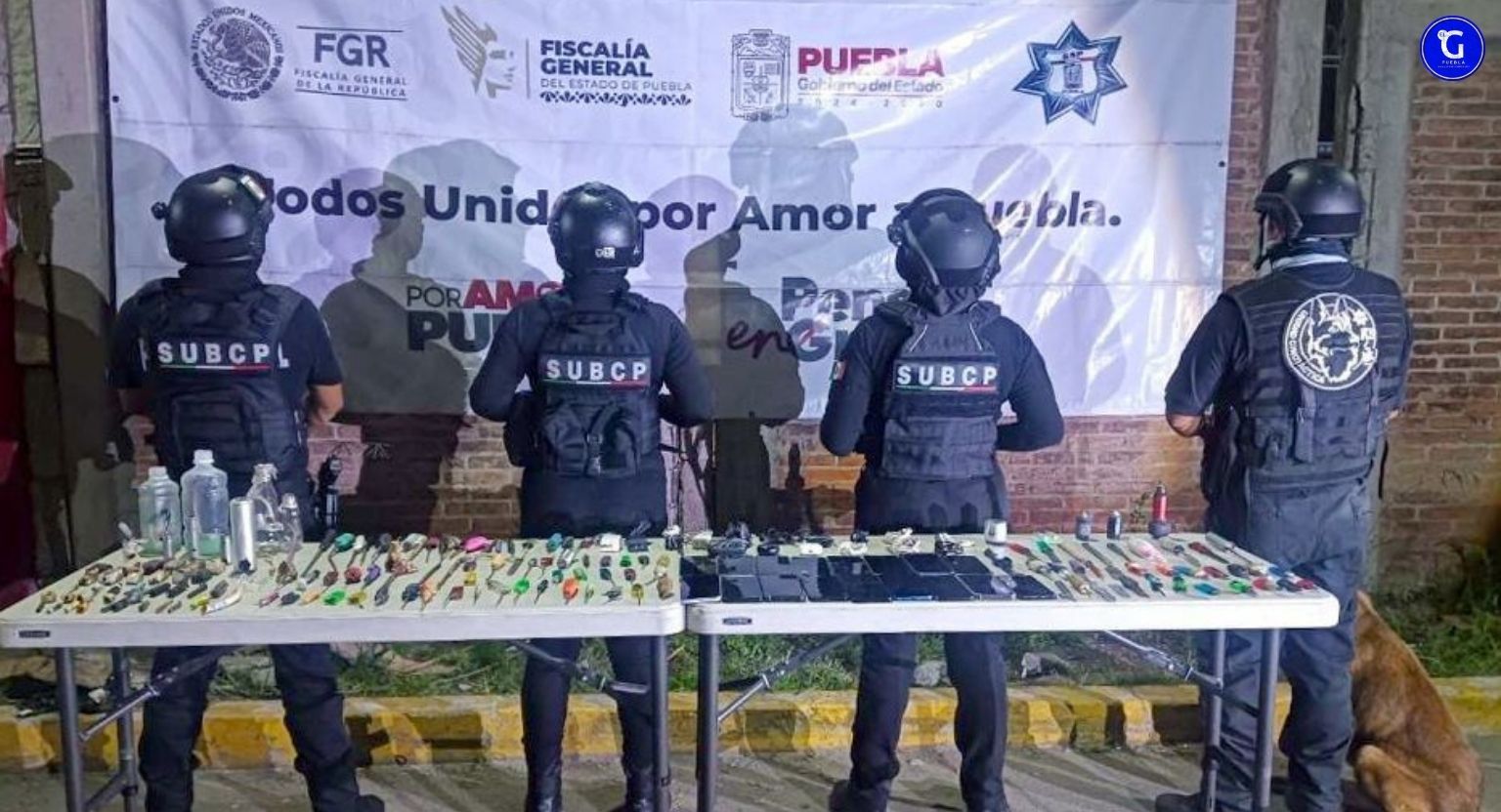 Seguridad Pública realiza revisión al interior del penal de Puebla