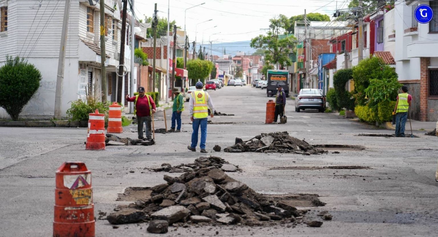 Supervisa Pepe Chedraui trabajos del programa “BacheAndo” Puebla en Villa Posadas