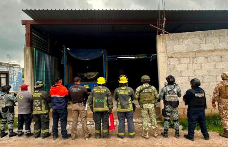 Ubica y asegura SSP inmueble vinculado con el robo de hidrocarburo