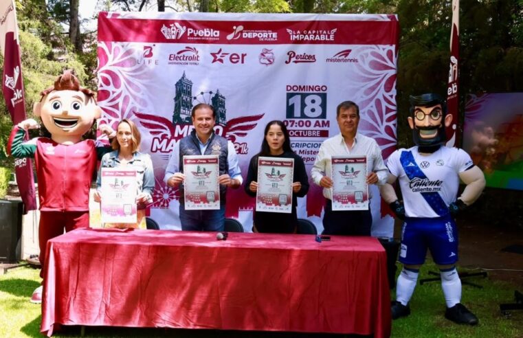 Anuncia gobierno de Pepe Chedraui el Medio Maratón Puebla 21K 2026