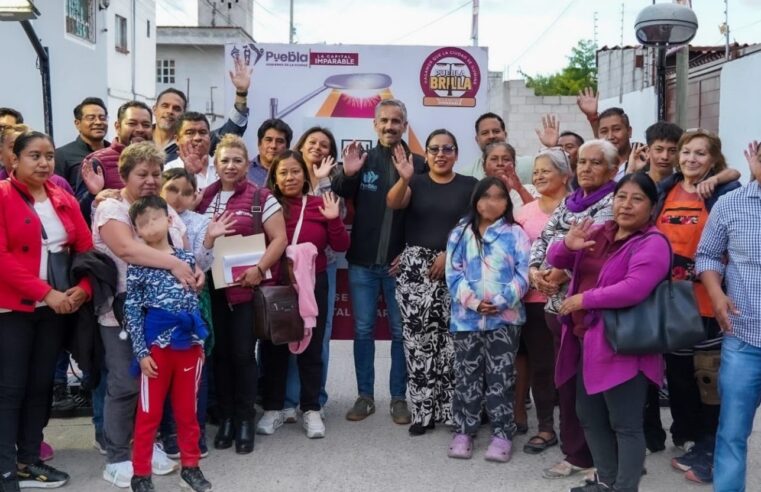 Entrega Gobierno de Pepe Chedraui 540 luminarias LED en Totimehuacán y Barrio San Juan