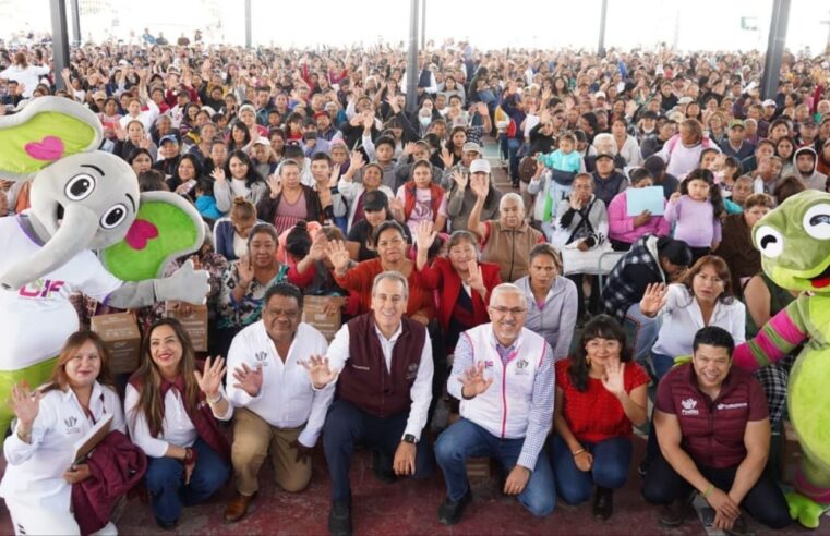 Entrega Pepe Chedraui 12 mil despensas del programa «Alimentación Imparable» en San Sebastián de Aparicio