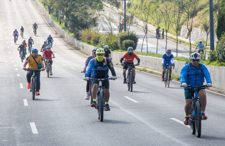 Fortalece gobierno estatal movilidad activa con Vía Recreativa Metropolitana