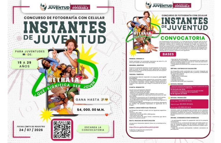 Gobierno de Pepe Chedraui impulsa el talento y participación ciudadana con el concurso de fotografía «Instantes de Juventud»