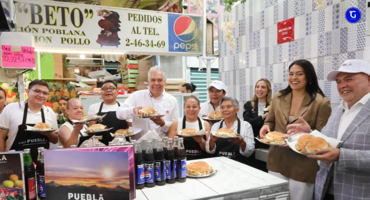 Gobierno de Puebla entrega placas Michelin 2026 a restaurantes poblanos reconocidos.