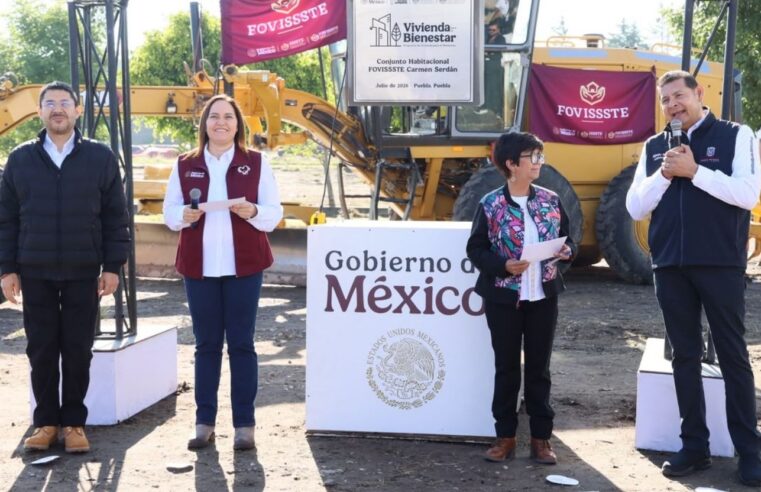 Gobierno de Puebla y FOVISSSTE inician nueva etapa de vivienda social
