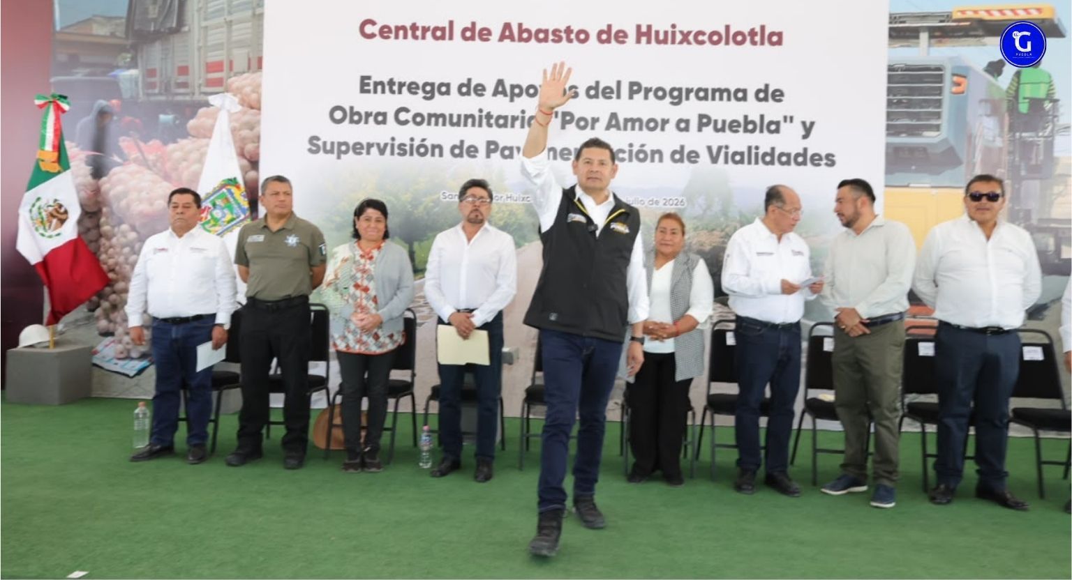Gobierno impulsa obra comunitaria y moderniza central de Abasto Huixcolotla
