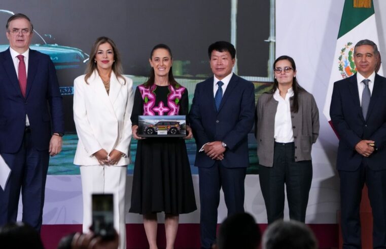 Inversión histórica de KIA de 649 MDD para producción de vehículo eléctrico: Sheinbaum