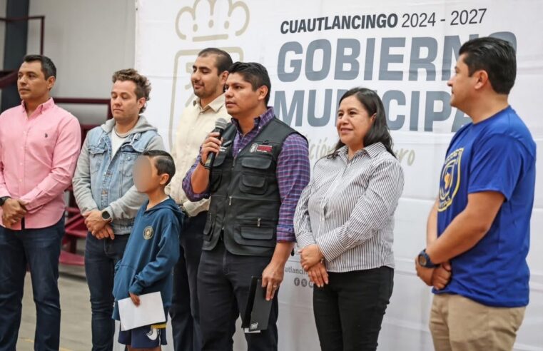 Omar Muñoz inaugura Curso de Verano y fortalece la infraestructura deportiva de Cuautlancingo