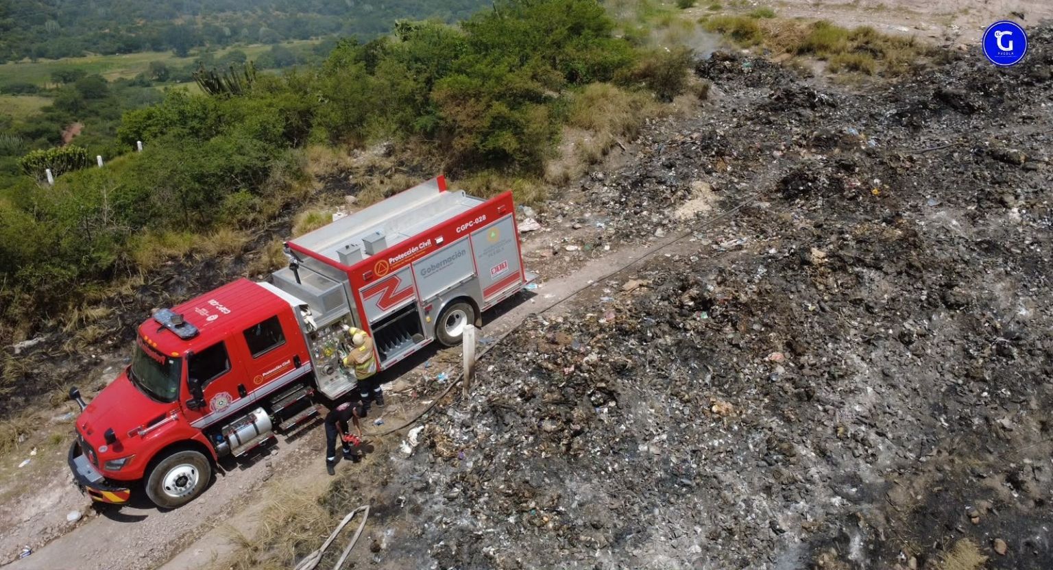 Protección Civil reporta 60% de control en incendio de Acatlán