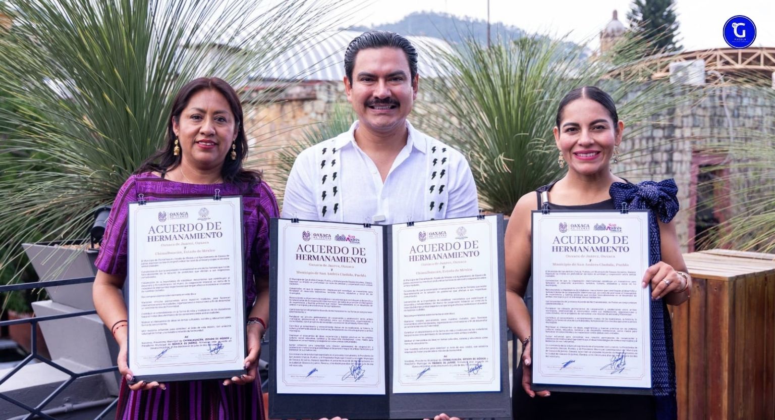 San Andrés Cholula y Oaxaca de Juárez formalizan lazos con hermanamiento para impulsar el desarrollo y la cooperación