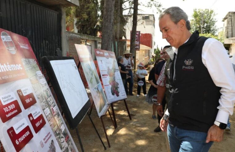 Supervisa Pepe Chedraui trabajos de pavimentación en la colonia Guadalupe Hidalgo 2da. Sección