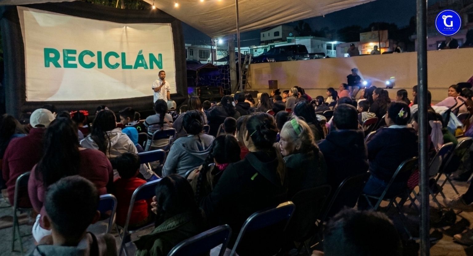 Arranca Agustín Tenocelotl el programa “Cine en tu Calle” en Ocoyucan