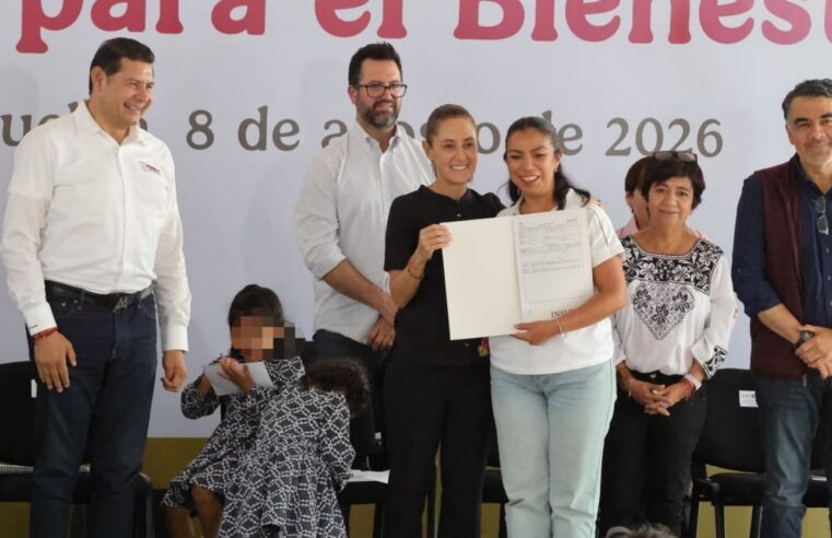 Claudia Sheinbaum pone fin a adeudos hipotecarios y entrega vivienda digna en Puebla