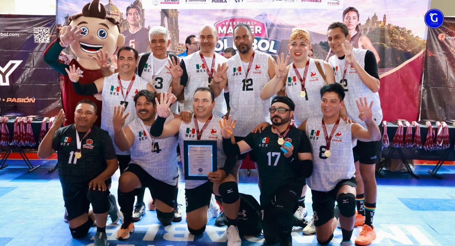 Concluye Festival Máster de Voleibol 2026 en Puebla Capital