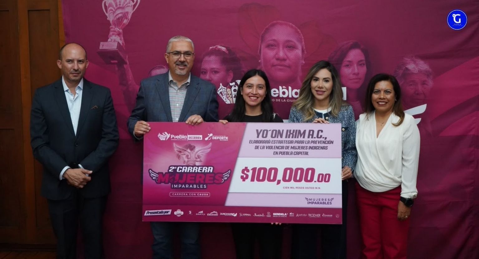 Entrega Gobierno de Pepe Chedraui donativos de la 2da. Carrera Mujeres Imparables