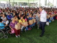 Entrega Pepe Chedraui más de 7 mil despensas en Romero Vargas