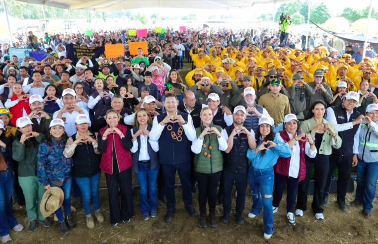 Gobierno Estatal siembra futuro con bosques y agua limpia para las próximas generaciones