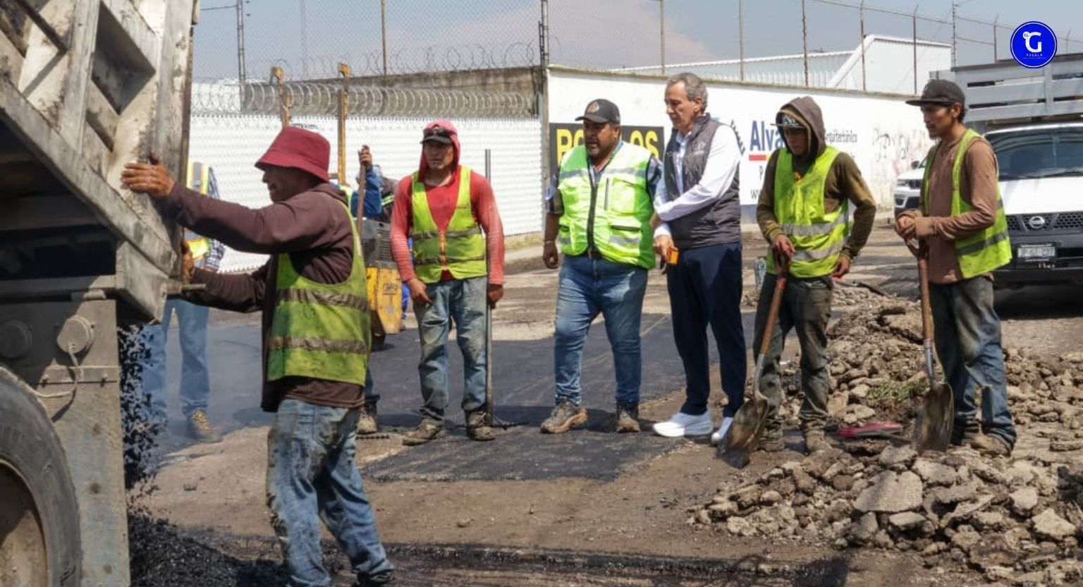 Gobierno de Pepe Chedraui avanza con la Campaña Capitalina Bacheando Puebla