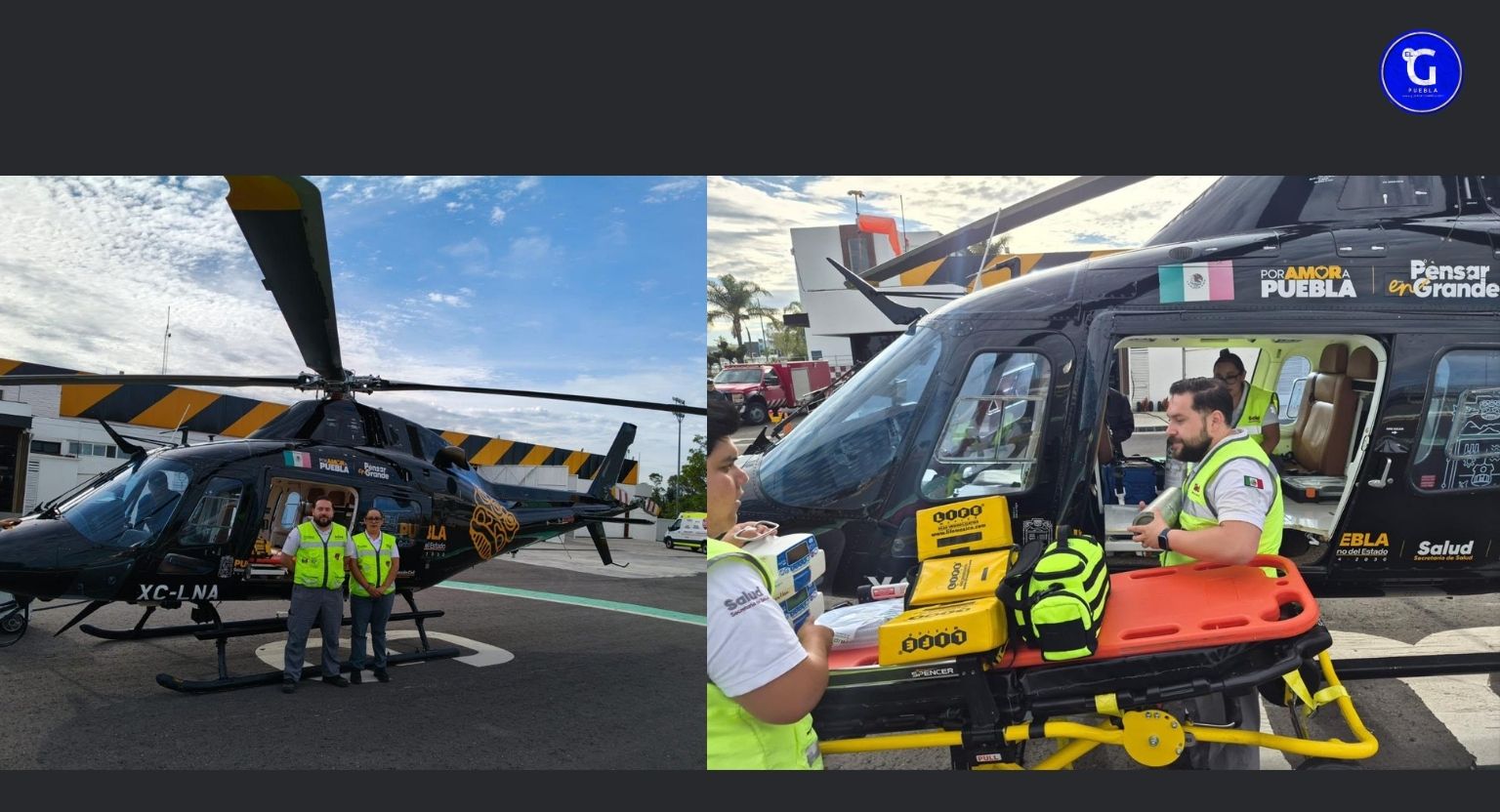 Gobierno garantiza atención especializada con traslado aéreo desde Acatlán