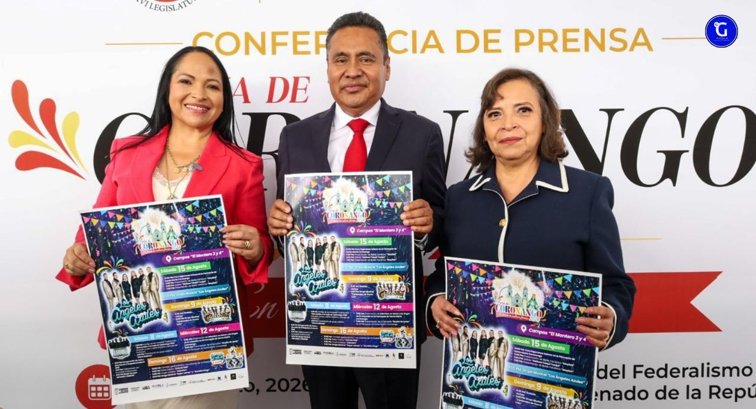 Junto a la senadora Liz Sánchez, Armando Aguirre presenta la Feria de Coronango 2026