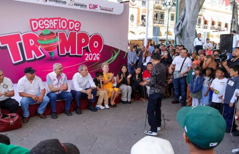Pepe Chedraui asistió al “Desafío de Trompo 2026” para promover el rescate de los juegos tradicionales