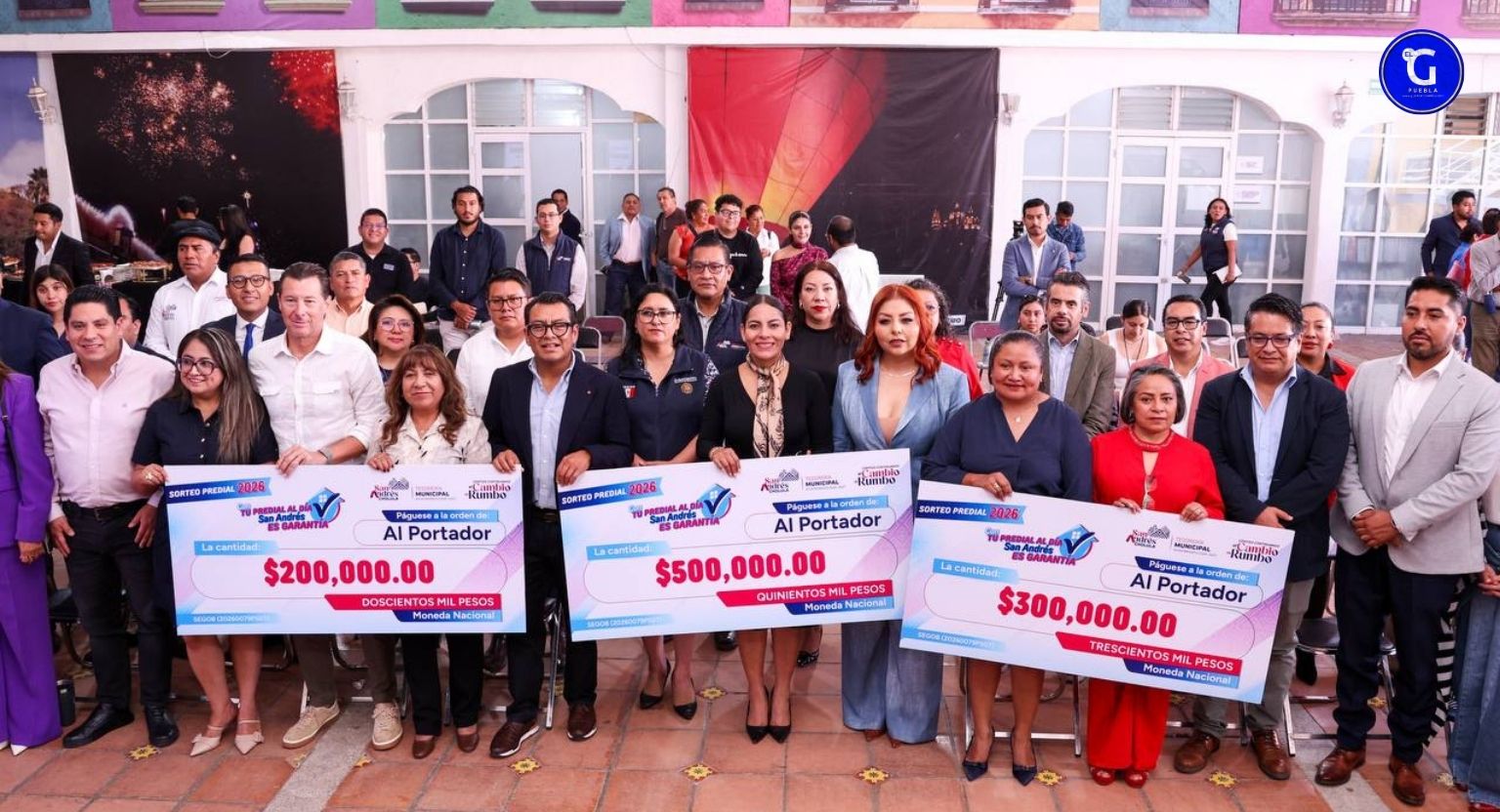 Reconoce Lupita Cuautle compromiso de contribuyentes con San Andrés Cholula
