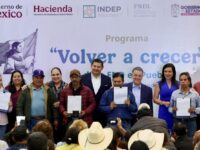 “Volver a Crecer” devuelve tranquilidad y patrimonio a familias productoras de Puebla.