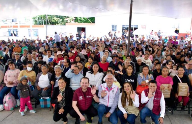Realizan entrega del programa “Alimentación Imparable” en Santo Tomás Chautla