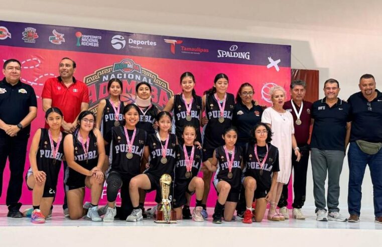 Puebla conquista el cuarto lugar nacional en el U13 femenil de ADEMEBA