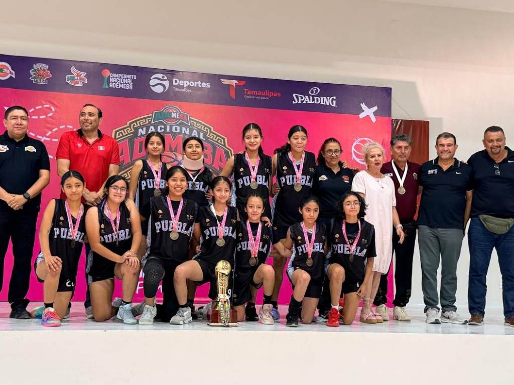 Puebla conquista el cuarto lugar nacional en el U13 femenil de ADEMEBA