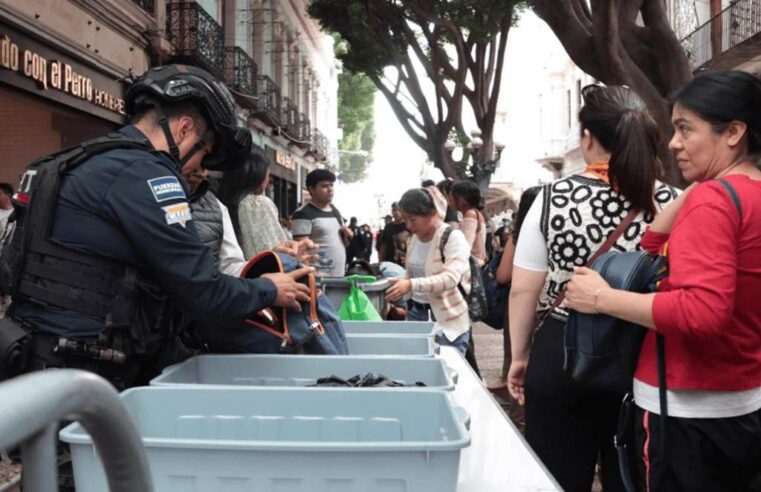 Informa gobierno de Pepe Chedraui sobre objetos restringidos para el Grito de Independencia en el Zócalo