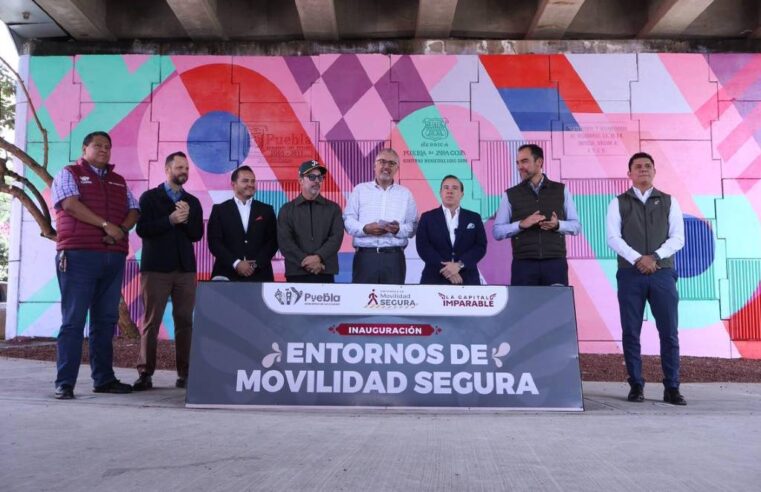 Inauguran trabajos de modernización en intersección vial de Prolongación 14 Sur y Bulevar Valsequillo
