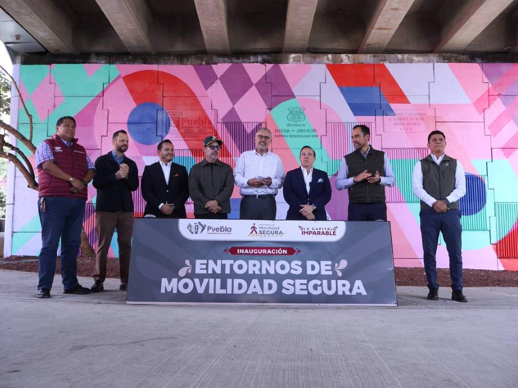 Inauguran trabajos de modernización en intersección vial de Prolongación 14 Sur y Bulevar Valsequillo