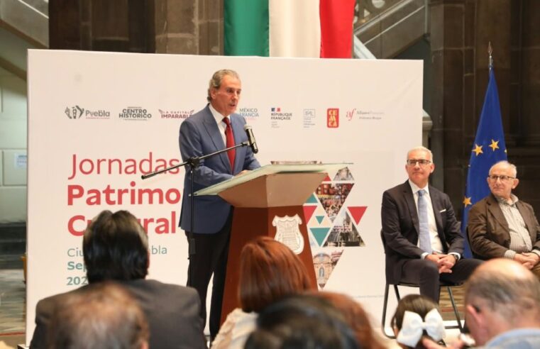 Inician en la Ciudad de Puebla las primeras Jornadas del Patrimonio Cultural en México