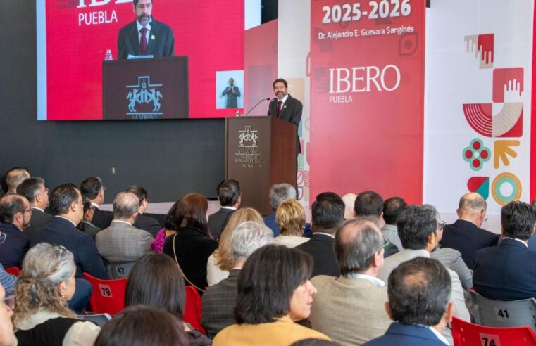 Rinde Alejandro Guevara Sanginés su Primer informe como rector de la IBERO Puebla