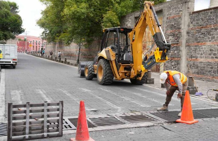 Supervisa Pepe Chedraui modernización del Sistema de Captación Pluvial en bulevar Héroes del 5 de Mayo
