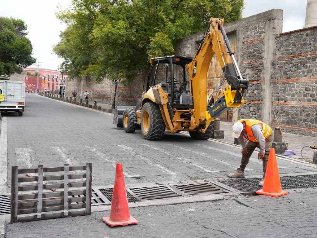 Supervisa Pepe Chedraui modernización del Sistema de Captación Pluvial en bulevar Héroes del 5 de Mayo
