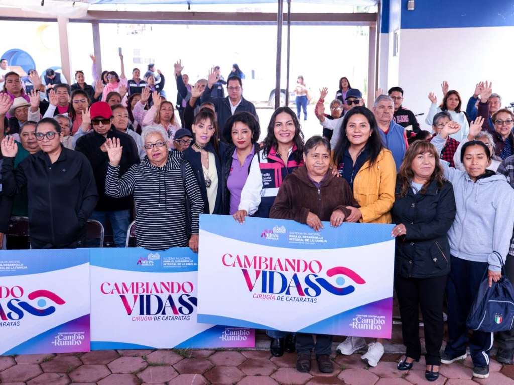 Entregan en San Andrés Cholula el programa “Cambiando Vidas con Cirugía de Cataratas»