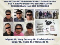 Desarticula FGE a grupo delictivo en San Martín Texmelucan