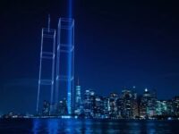 drones iluminaron Nueva York