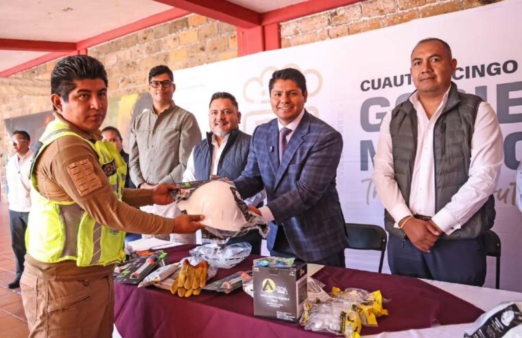Reconoce Omar Muñoz labor de Protección Civil en Cuautlancingo