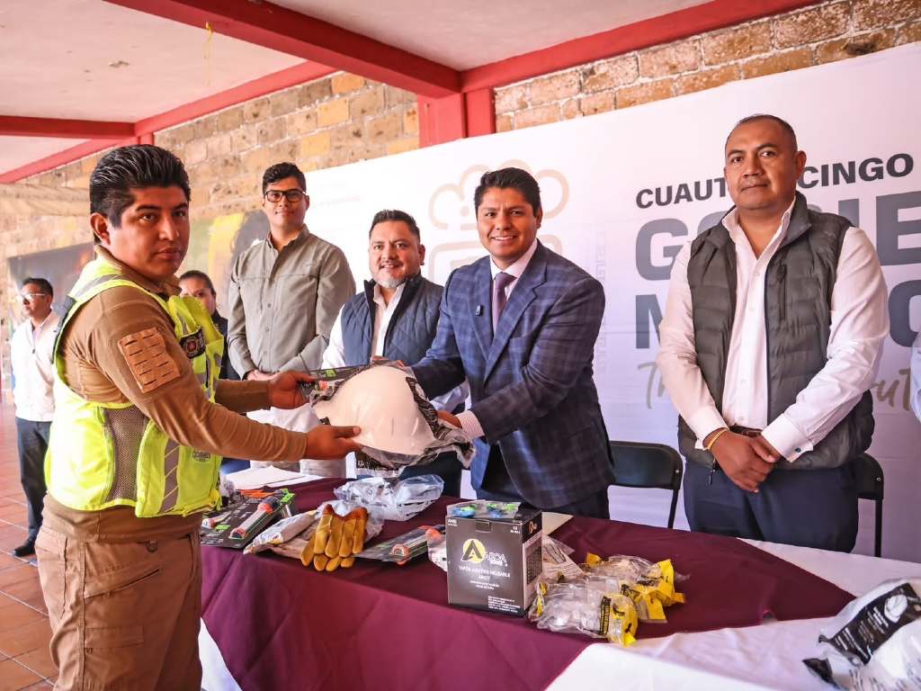 Reconoce Omar Muñoz labor de Protección Civil en Cuautlancingo