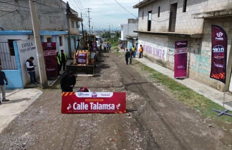 Arranca Gobierno de Pepe Chedraui rehabilitación vial en la Junta Auxiliar de San Pablo Xochimehuacan