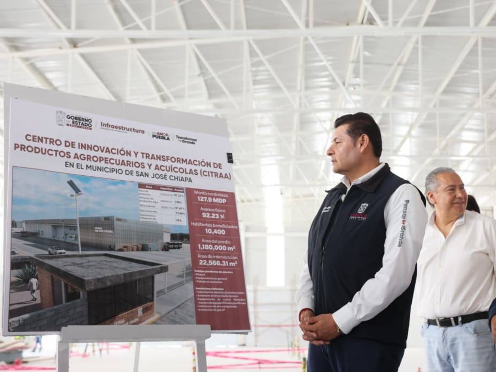 Construyen en San José Chiapa centro agroindustrial