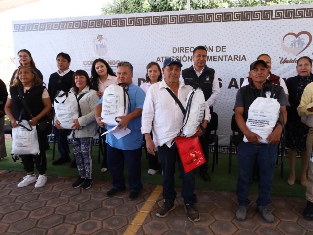 Fortalece Coronango apoyo alimentario para adultos mayores